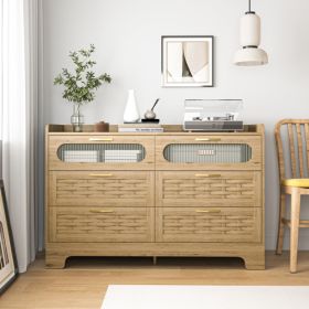 Wooden 6-drawer Bedroom Vanity