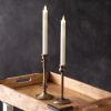 Set Of Two Infinite Wick Wax Taper Candles