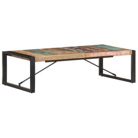 vidaXL Coffee Table 140x70x40 cm Solid Reclaimed Wood