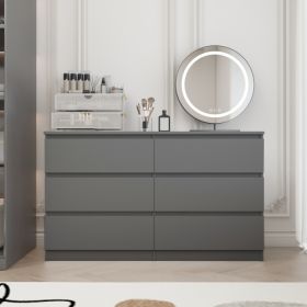 Grey Large 6-drawer Cabinet