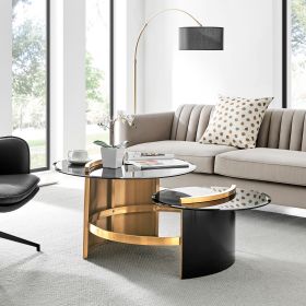 Eclipse Noir Glass Coffee Table