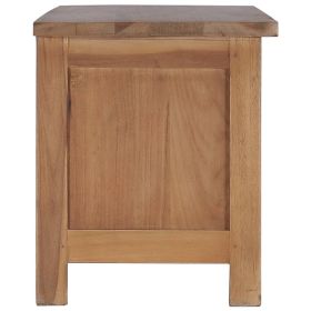 vidaXL TV-bänk 90x30x35 cm massiv teak