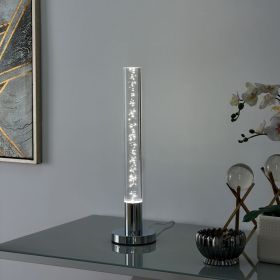 Acrylic Cylinder with Touch Switch Table Lamp