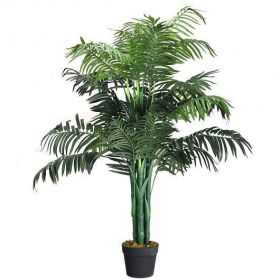 3.5 Feet Artificial Areca Palm Decorative Silk Tree with Basket