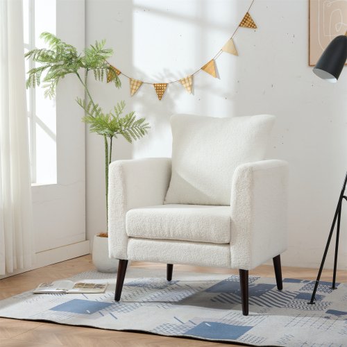 Solid Wood Leg Fabric Armchair Solid Wood Leg Fabric Armchair