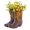 Cowboy Boots Planter