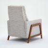 Vivian Push Back Recliner in Performance Fabric - Sea Oat