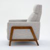 Vivian Push Back Recliner in Performance Fabric - Sea Oat