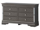 Glory Furniture Verona G6702-D Dresser , Metalic Black