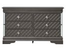 Glory Furniture Verona G6702-D Dresser , Metalic Black