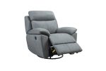 Electric Power Swivel Glider Rocker Recliner Chair with USB Charge Port - Green