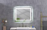 36*30 LED Mirror for Bathroom with Lights; Dimmable; Anti-Fog; Lighted Bathroom Mirror with Smart Touch Button; Memory Function