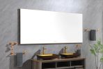 (ONLY FOR PICKUP) 84 x 36Inch LED Mirror Bathroom Vanity Mirror with Back Light;  Wall Mount Anti-Fog Memory Large Adjustable Vanity Mirror