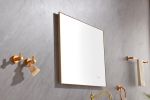 32x 24 Inch LED Mirror Bathroom Vanity Mirror with Back Light;  Wall Mount Anti-Fog Memory Large Adjustable Vanity Mirror