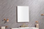 32x 24 Inch LED Mirror Bathroom Vanity Mirror with Back Light;  Wall Mount Anti-Fog Memory Large Adjustable Vanity Mirror