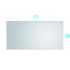 (ONLY FOR PICKUP) 72x 36Inch LED Mirror Bathroom Vanity Mirror with Back Light;  Wall Mount Anti-Fog Memory Large Adjustable Vanity Mirror