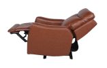 Contemporary Leather Recliner - Top-Grain Seating, Power Headrest, Power Footrest, USB Charging