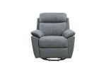 Electric Power Swivel Glider Rocker Recliner Chair with USB Charge Port - Green