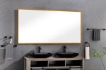 (ONLY FOR PICKUP) 72x 36Inch LED Mirror Bathroom Vanity Mirror with Back Light;  Wall Mount Anti-Fog Memory Large Adjustable Vanity Mirror