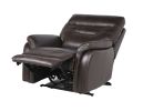 Contemporary Top-Grain Leather Recliner Set - Power Footrest, Power Headrest - Control Panel, USB Port, Home Button