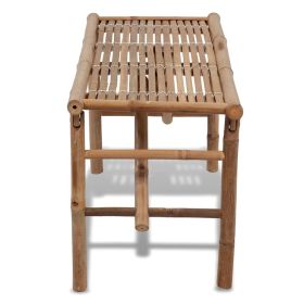 vidaXL Folding Garden Bench 118 cm Bamboo