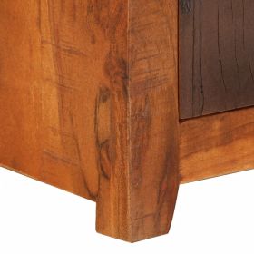 vidaXL Nightstand Solid Acacia Reclaimed Wood