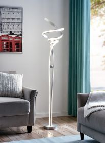 Munich LED Silver 63" Floor Lamp