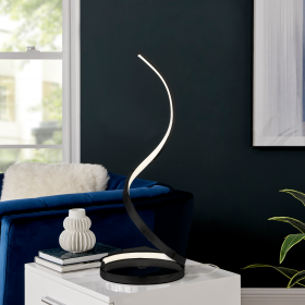 Modern Spiral Integrated LED Dimmable Table Lamp