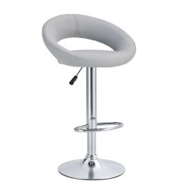 Opulent Orbit Chrome Swivel - Set of Two Stools