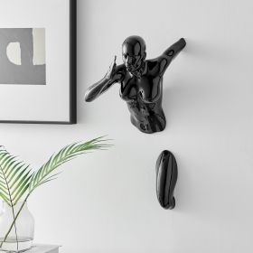 Runner Woman 20" Wall Sculpture (Option: Black)