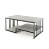 Living Room Coffee Table with Open Storage Shelf