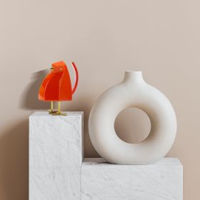 Bird Sculpture (Option: Small Orange)