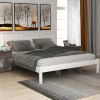 Platform Bed Frame with Headboard , Wood Slat Support , No Box Spring Needed ,Queen